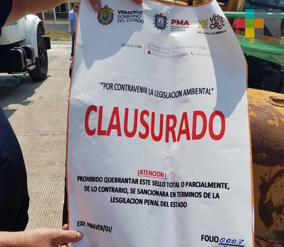 PMA clausuró temporalmente construcción de nuevo fraccionamiento en la Riviera Veracruzana
