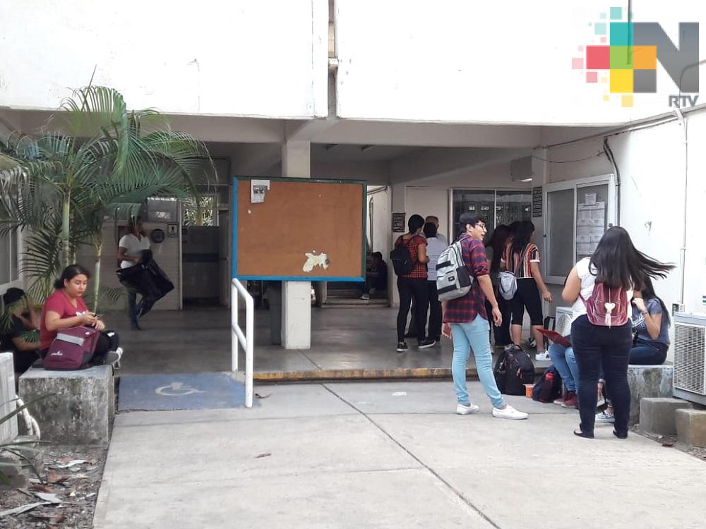 Se reanudan clases en Facultad de Ingeniería de la UV campus Boca del Río