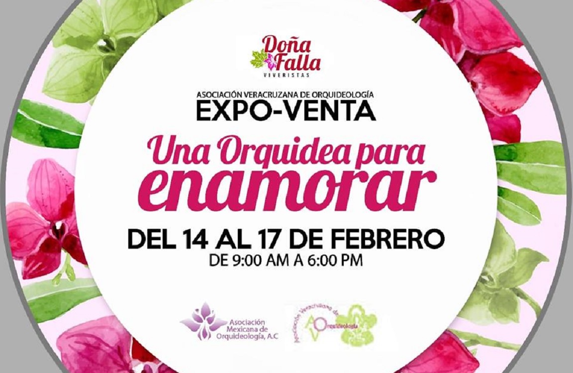 Asociación Mexicana de Orquídeas invita a la expo-venta en parque Doña Falla