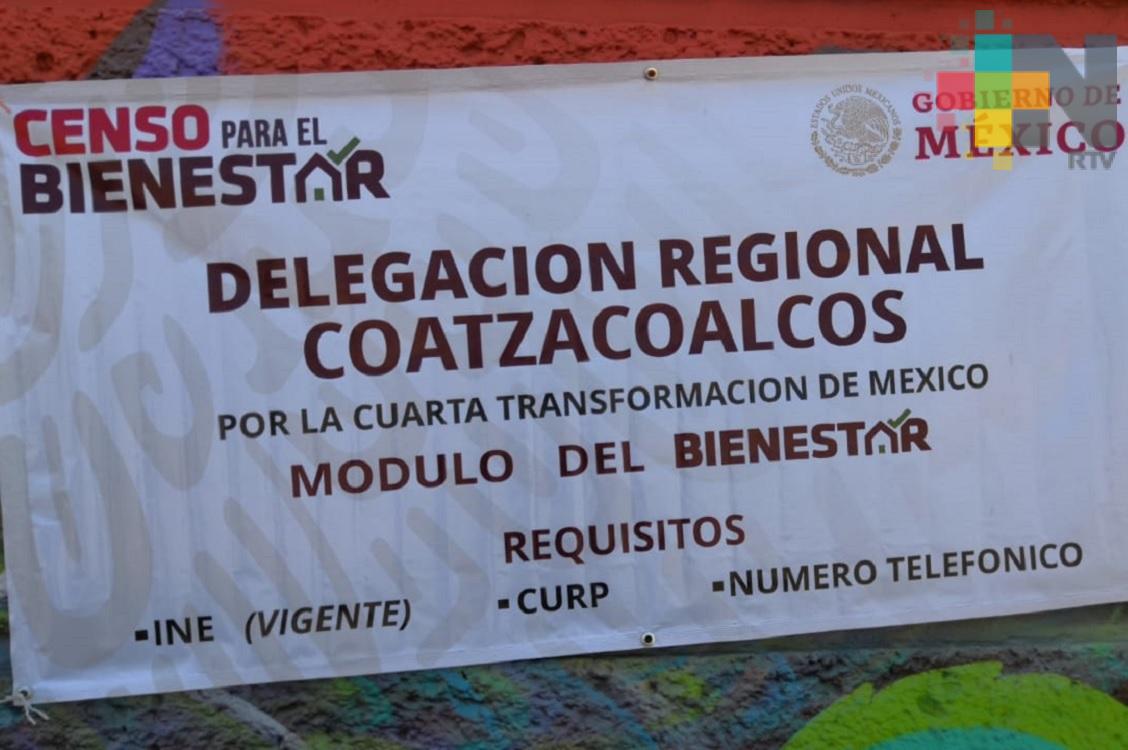 En Coatzacoalcos concluyen registros a programas de Bienestar
