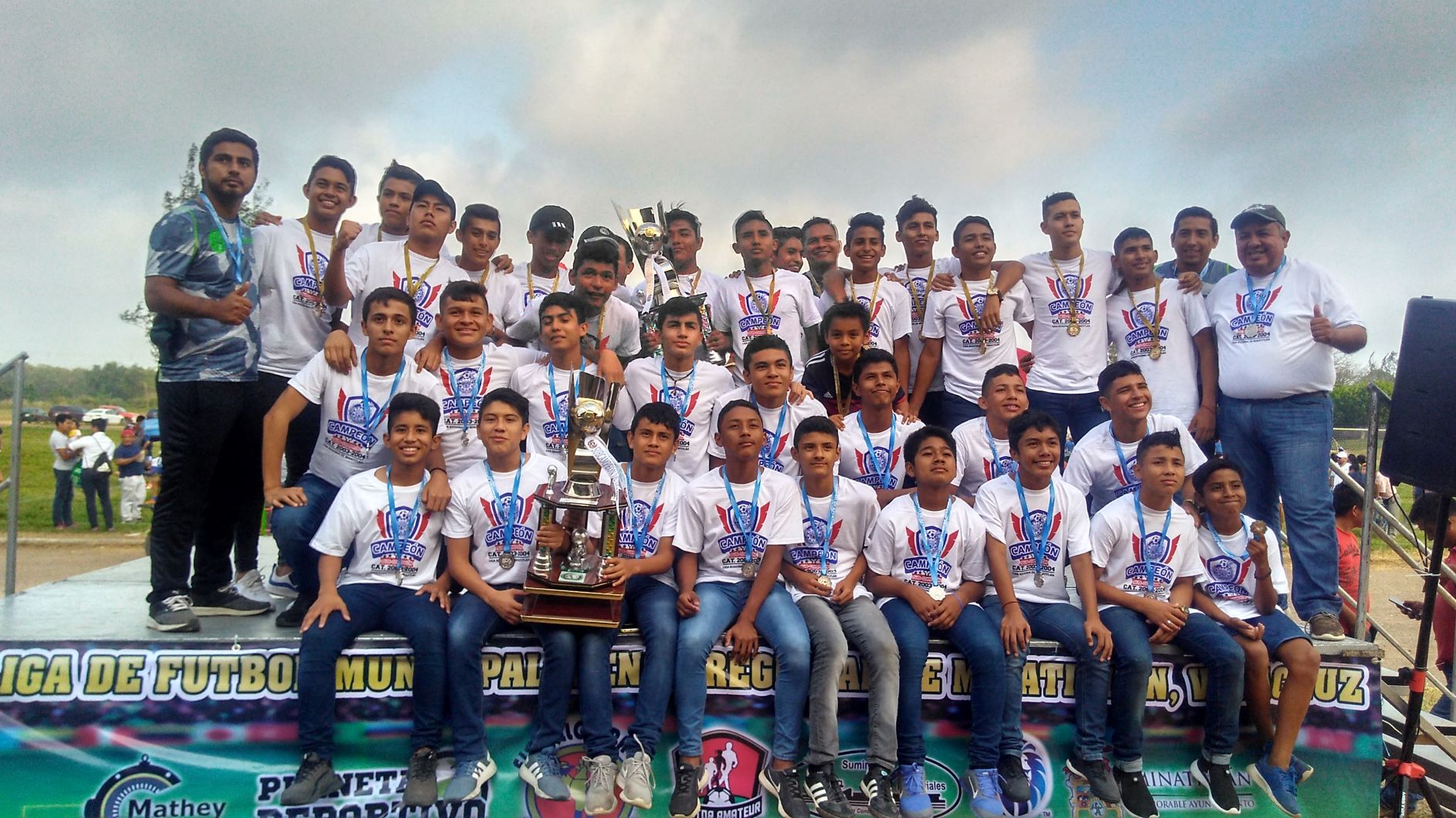 Real Coatzacoalcos se coronó en Liga Regional de Futbol