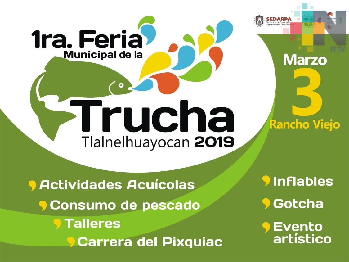 Organiza Sedarpa Primera Feria de la Trucha Arcoíris, en Tlalnelhuayocan