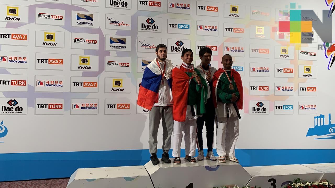 Histórico oro para México en Campeonato Mundial de Parataekwondo en Turquía