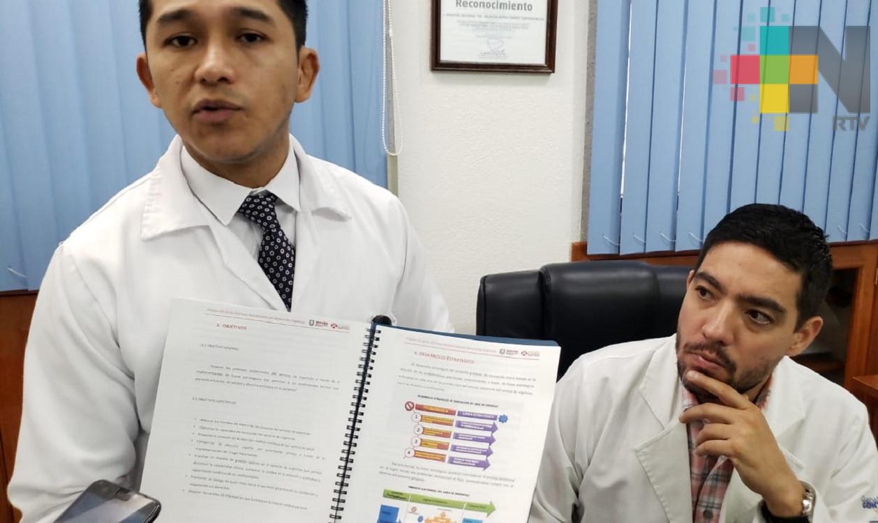 Hospital Regional de Coatzacoalcos busca optimizar y agilizar atención de urgencias