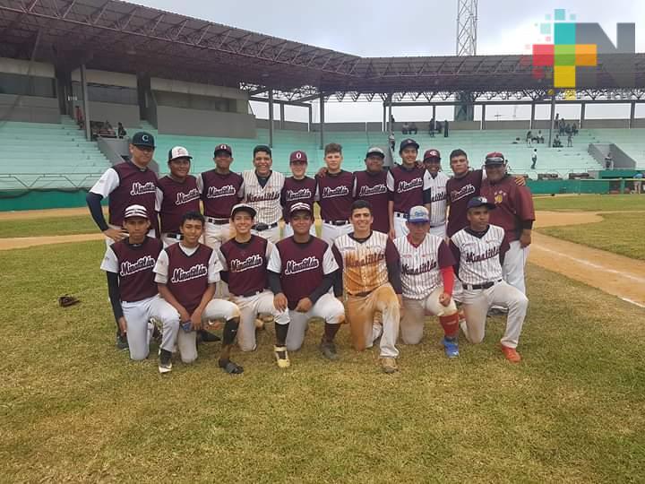 Minatitlán avanzó en beisbol a Olimpiada Estatal 2019