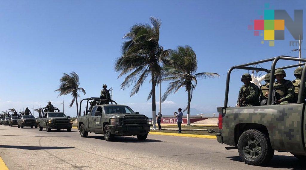 Fuerzas federales refuerzan seguridad en Coatzacoalcos