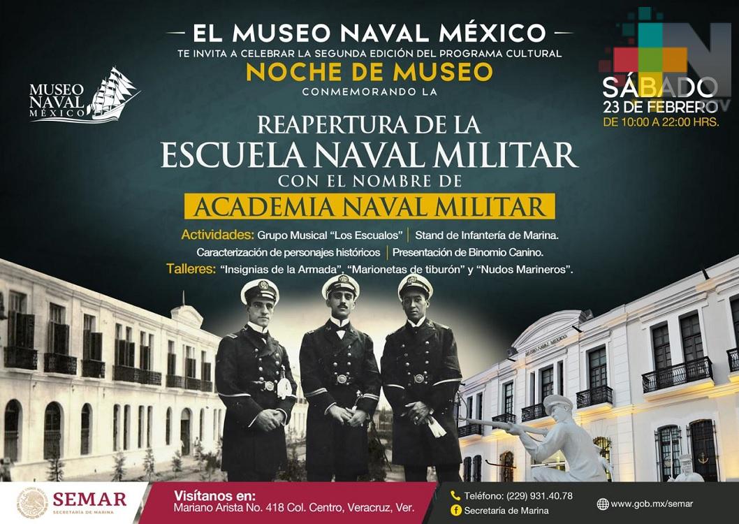 Museo Naval México realizará segunda edición de Noche de Museo