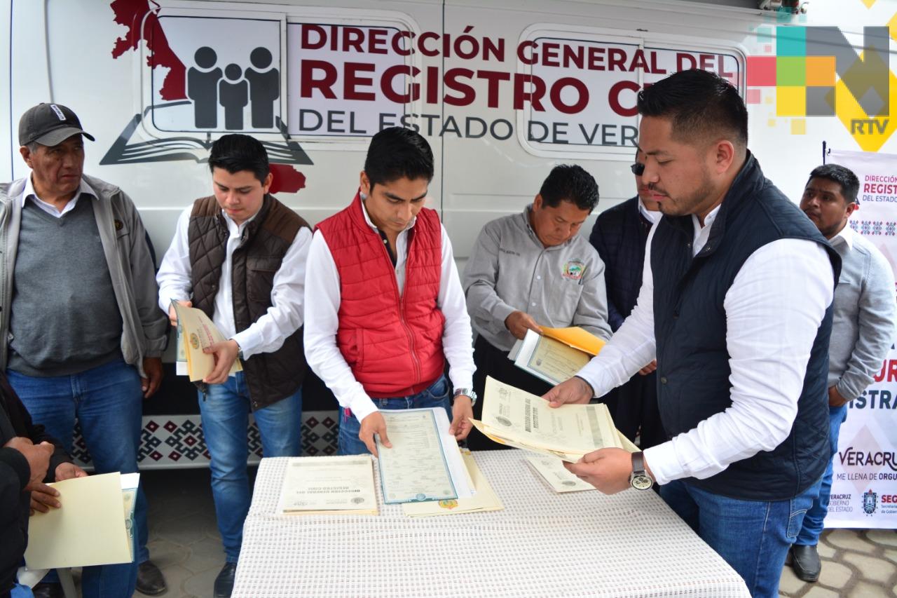 Lleva Registro Civil servicios gratuitos a municipios