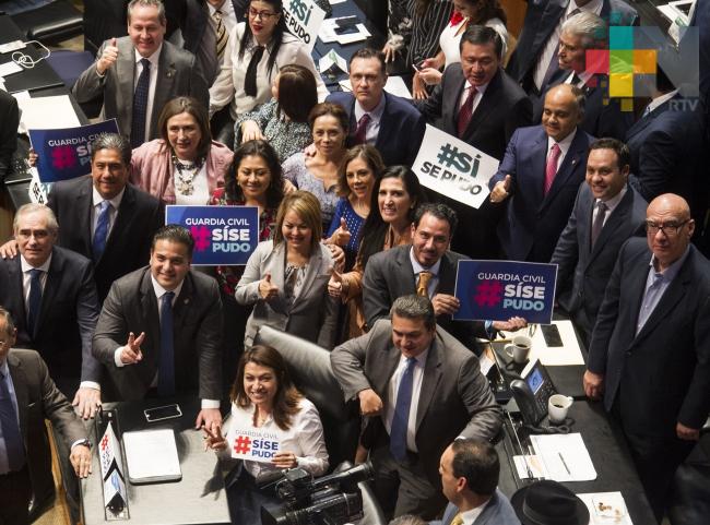 Con ánimo festivo, Senado vive jornada histórica por Guardia Nacional