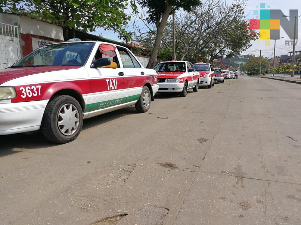 Taxistas de Villa Allende solicitan modificación a tarifa del servicio colectivo y especial