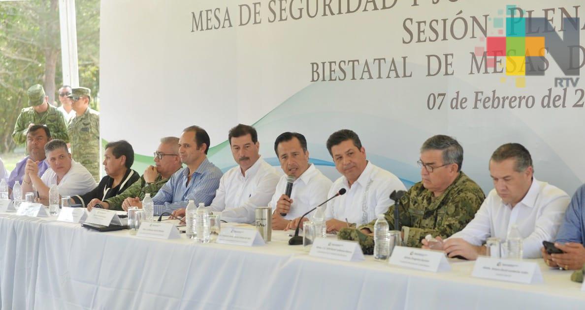 Veracruz y Tamaulipas trabajan coordinadamente para mejorar la seguridad