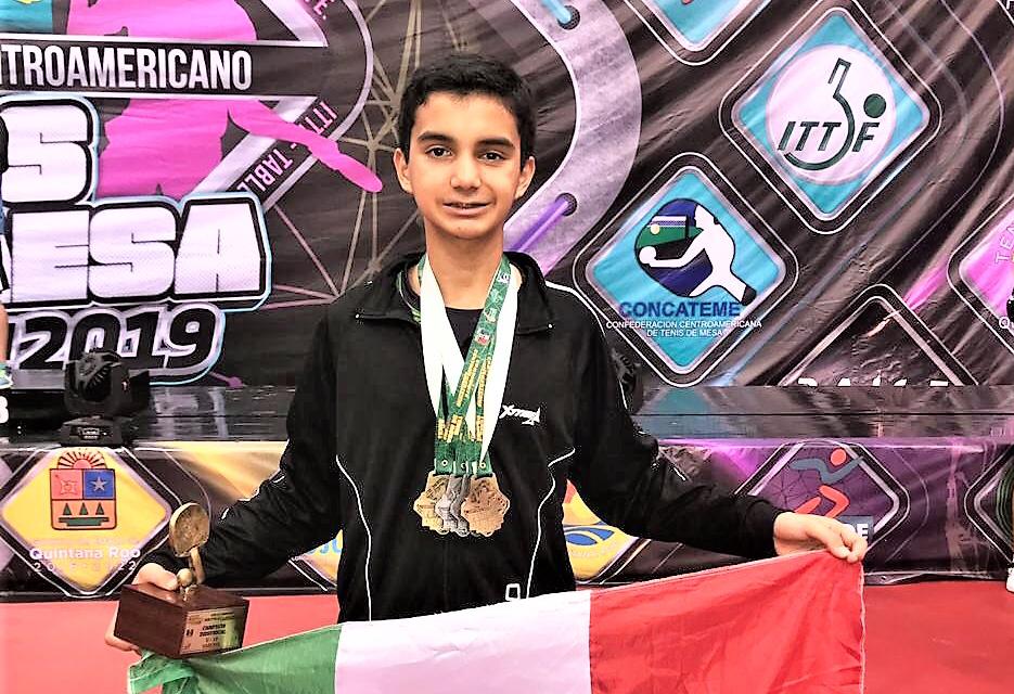 Destaca Rogelio Castro en Centroamericano de Tenis de Mesa