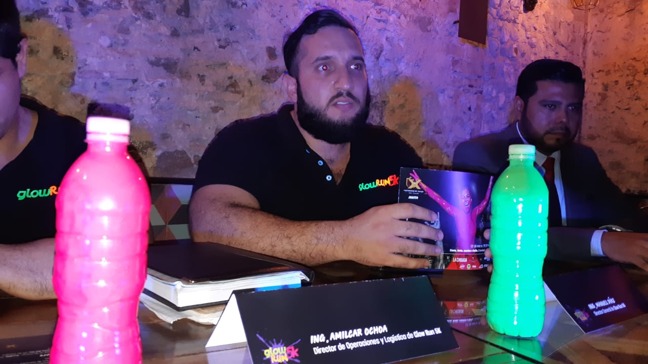 Regresa la Glow Run al centro de Xalapa