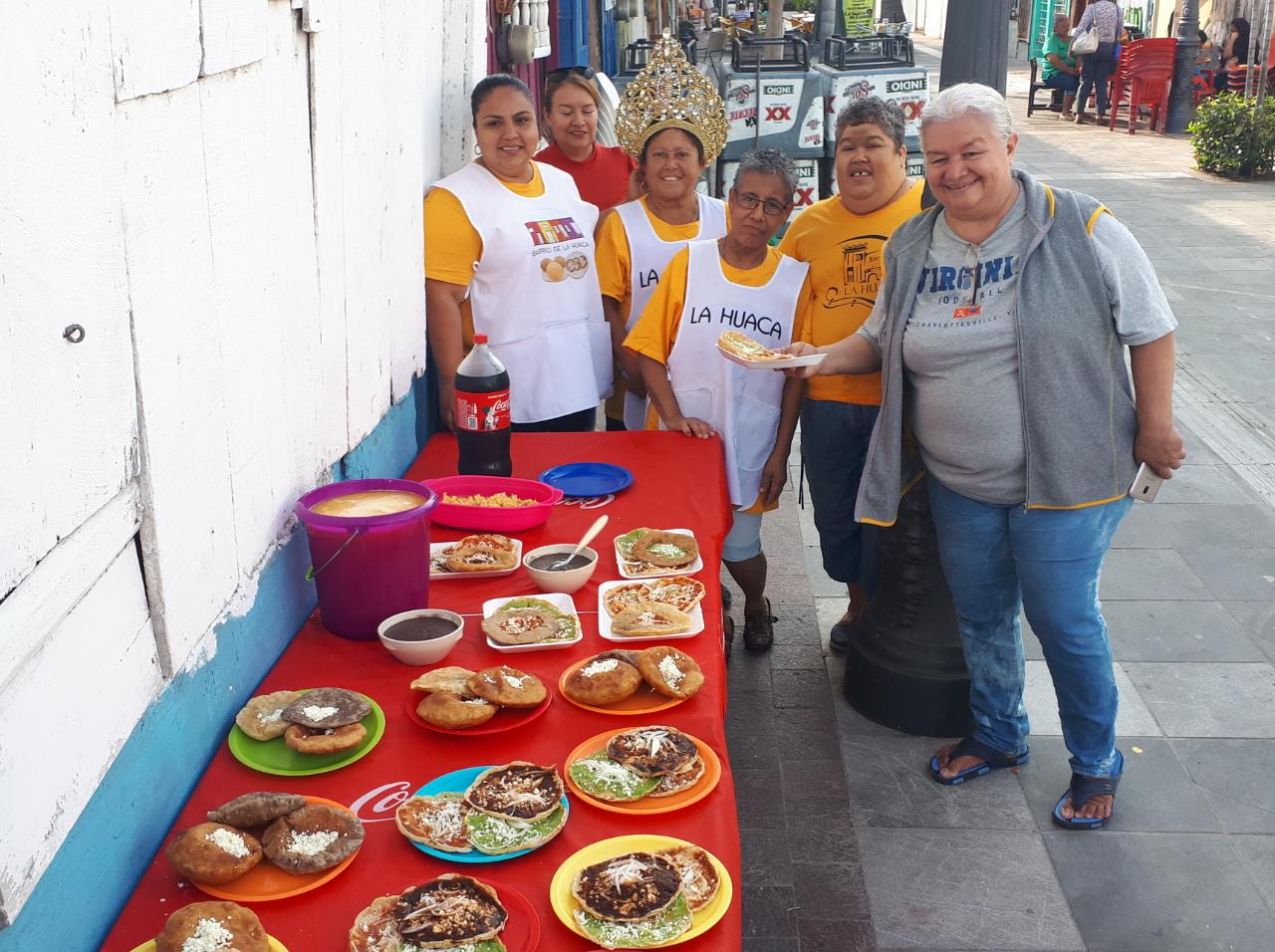 Un antojito en el Barrio de la Huaca