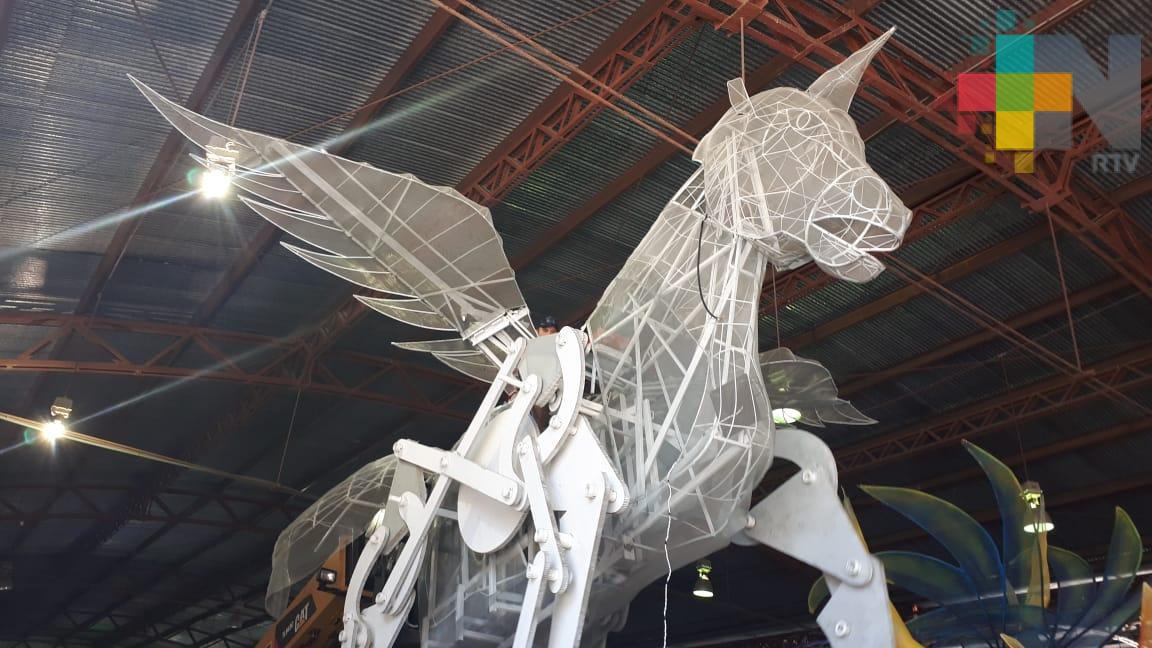 Listos los carros alegóricos del Carnaval de Veracruz