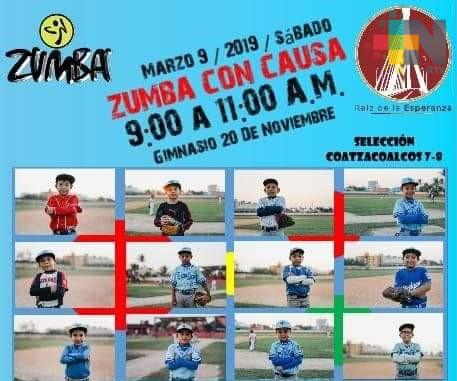 Zumbaton en beneficio de equipo de beisbol infantil