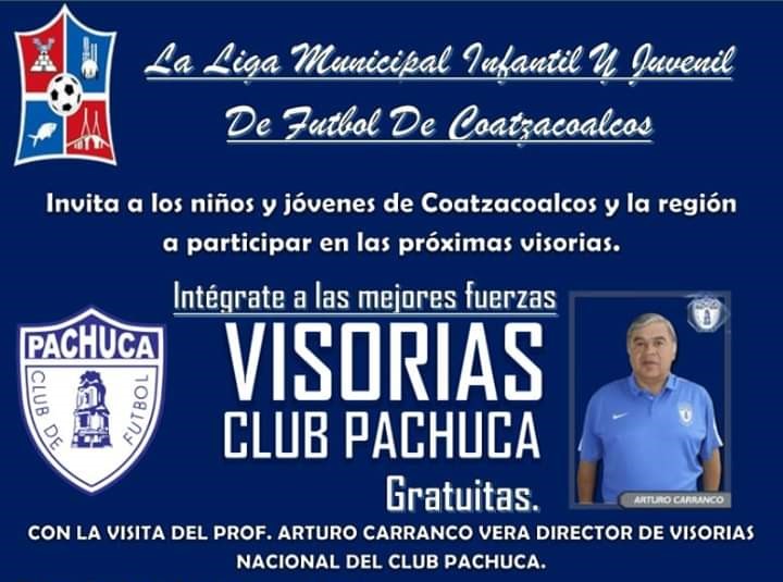 Tuzos del Pachuca observará jugadores en Coatzacoalcos
