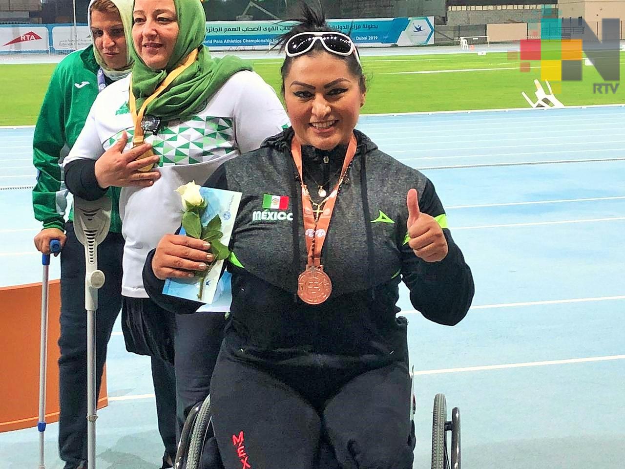 Bronce para Ángeles Ortiz en Grand Prix de Para Atletismo