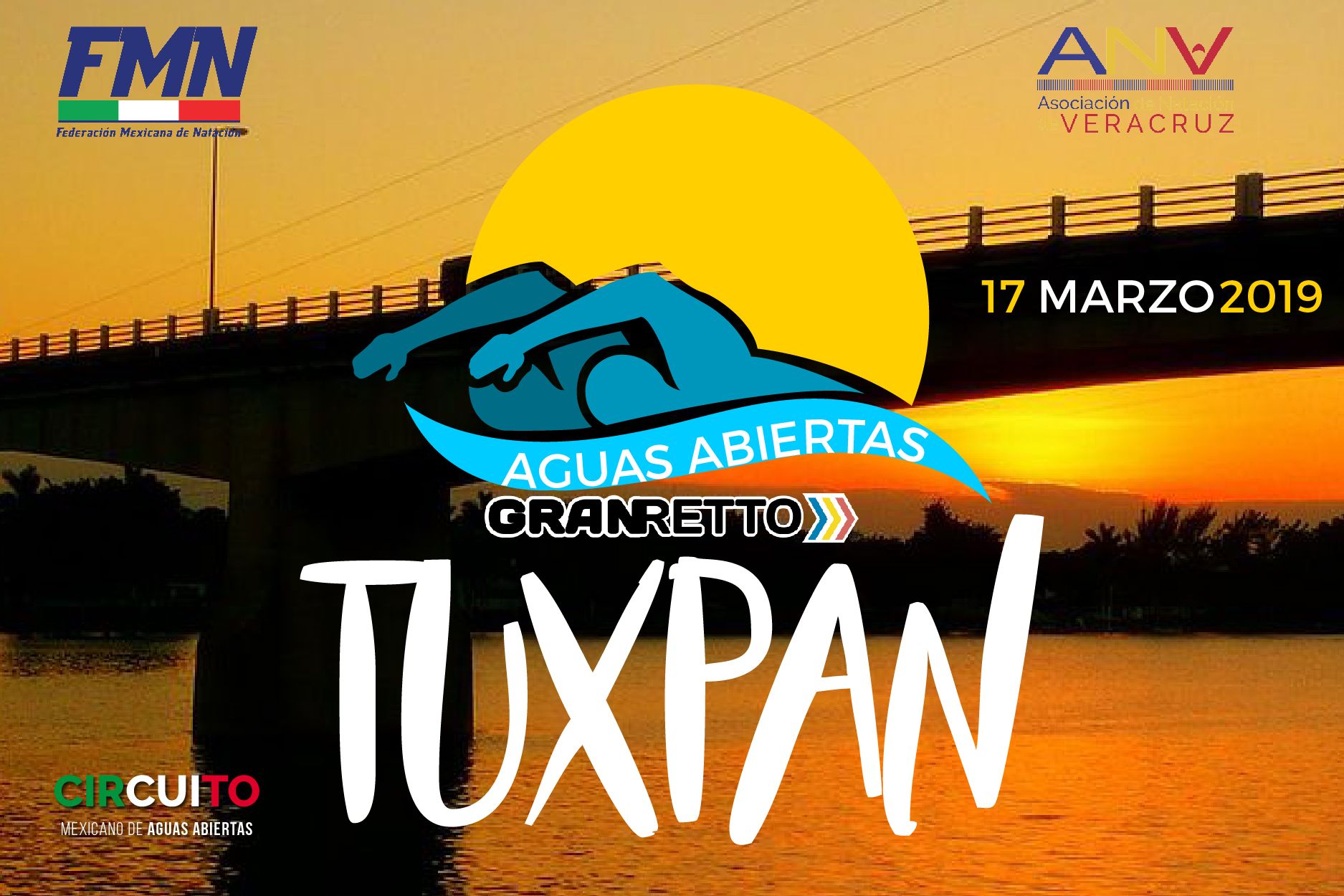 Realizarán circuito de aguas abiertas Gran Retto Tuxpan 2019