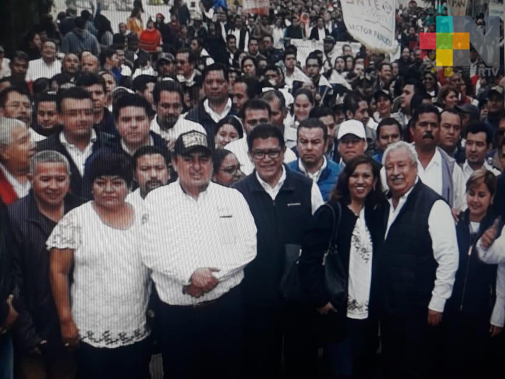 Maestros de la sección 32 del SNTE aliados del gobernador de Veracruz