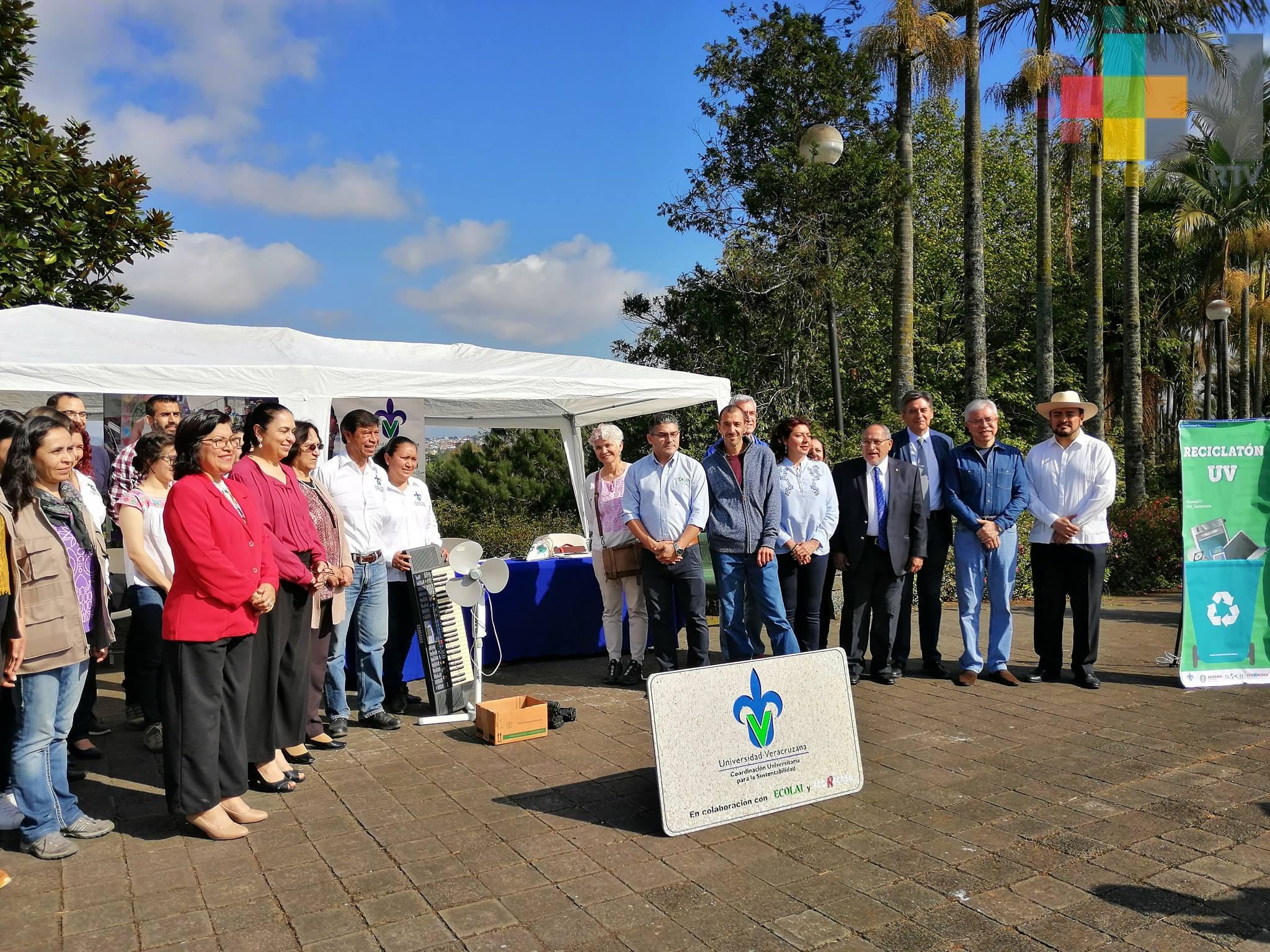 Universidad Veracruzana realizó el Reciclatón