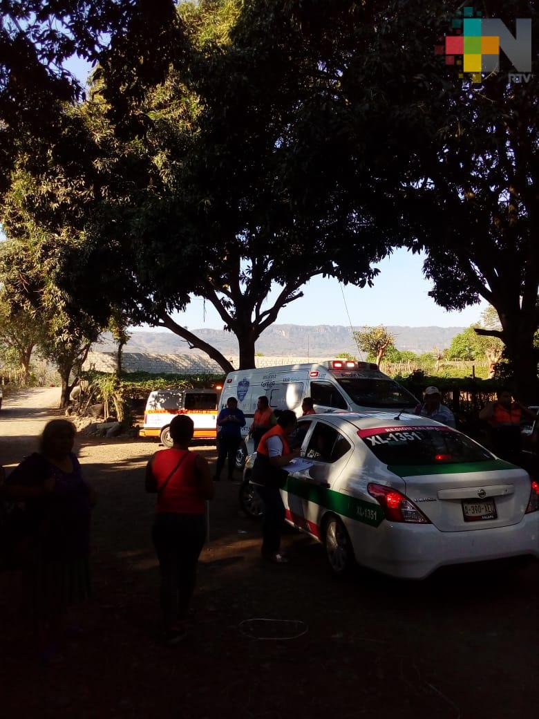 Atiende SS a víctimas de accidente en carretera Xalapa-Actopan