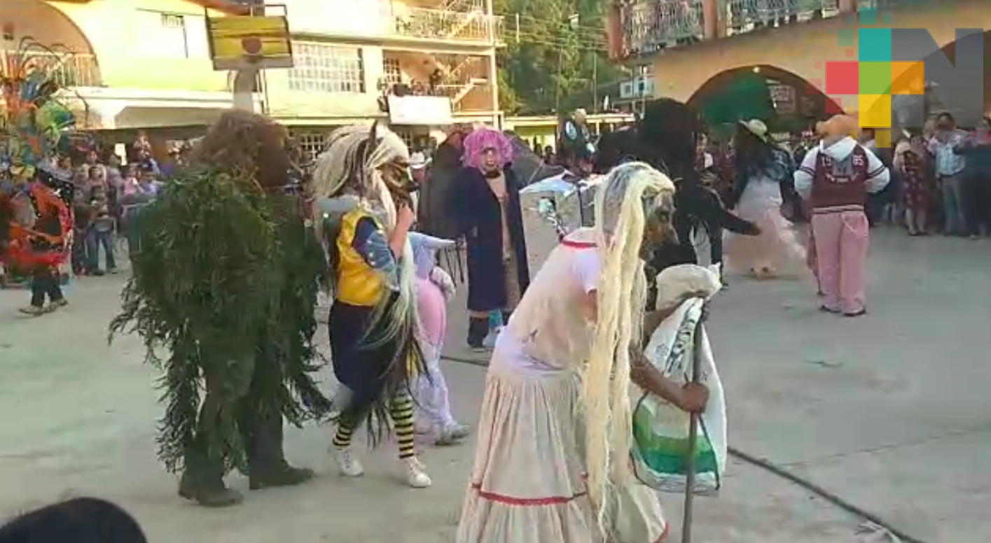 Saldo blanco en Carnaval de Ilamatlán