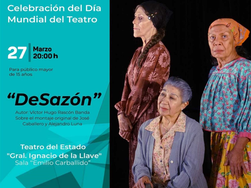 La Compañía Nacional de Teatro presenta DeSazón en el Teatro del Estado