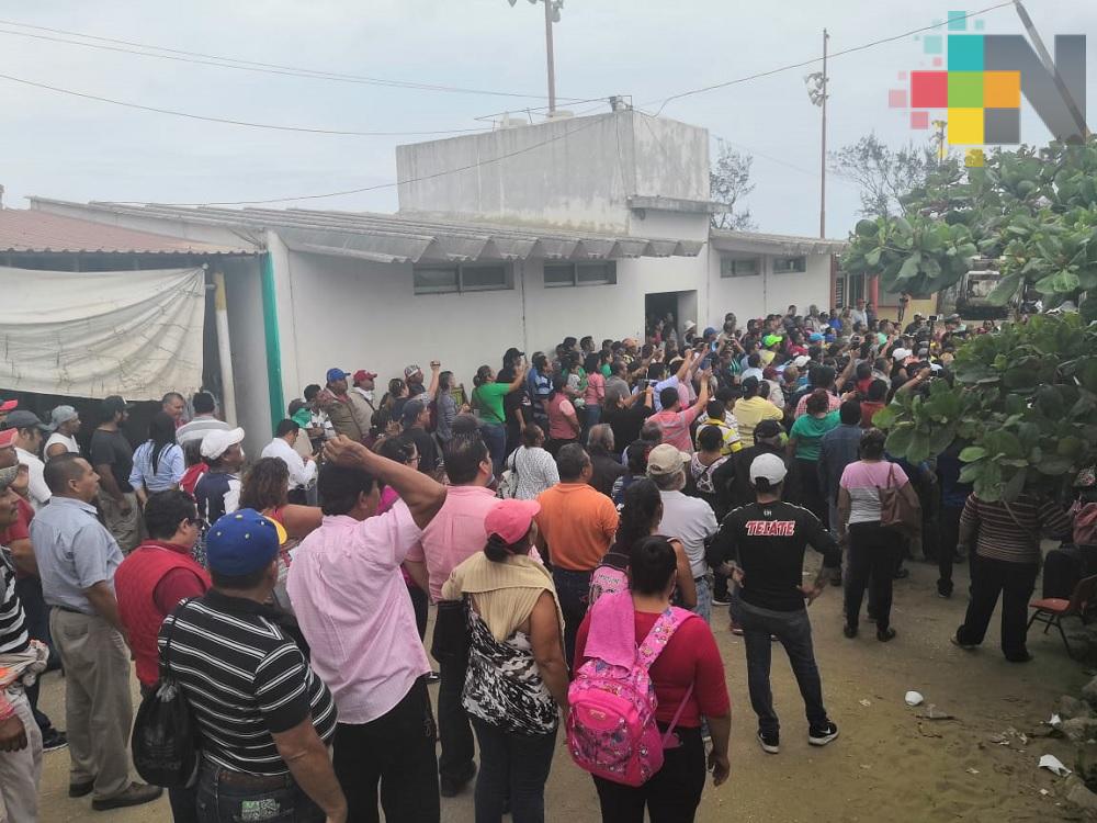 Concluyó paro de labores de empleados municipales de Coatzacoalcos
