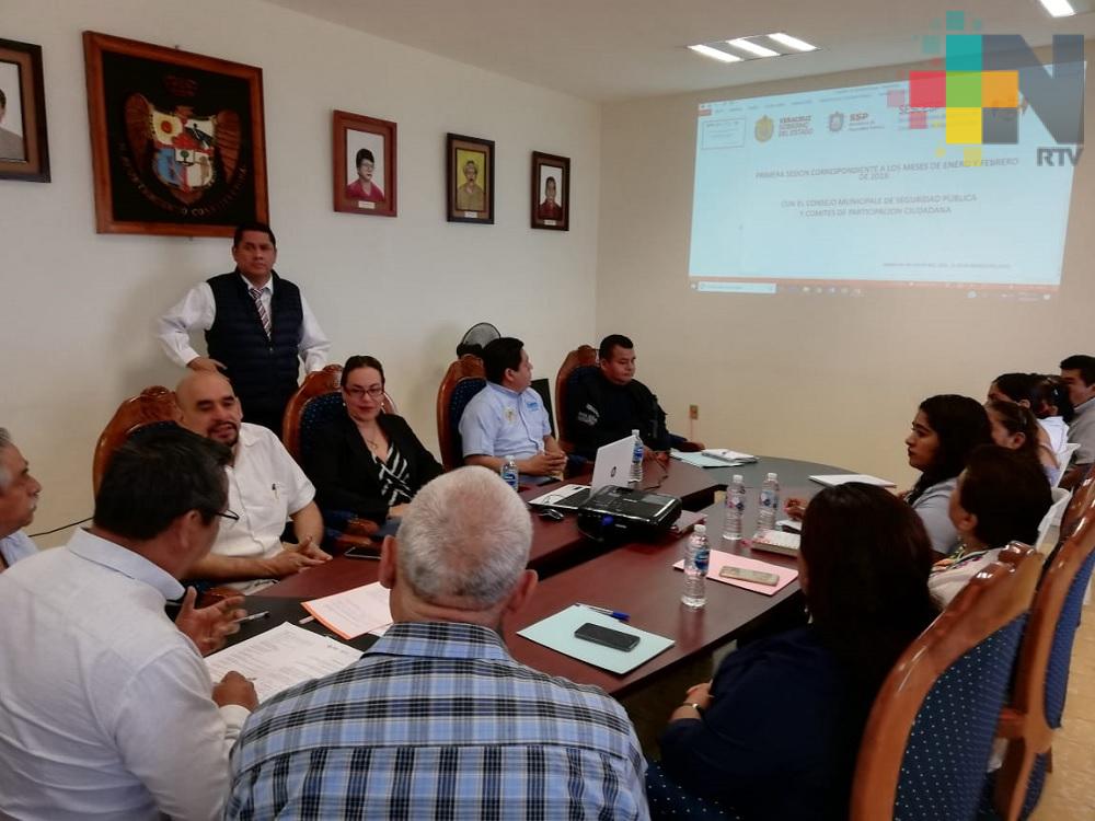 En Veracruz 75 municipios han instalado el Consejo Municipal de Seguridad Pública