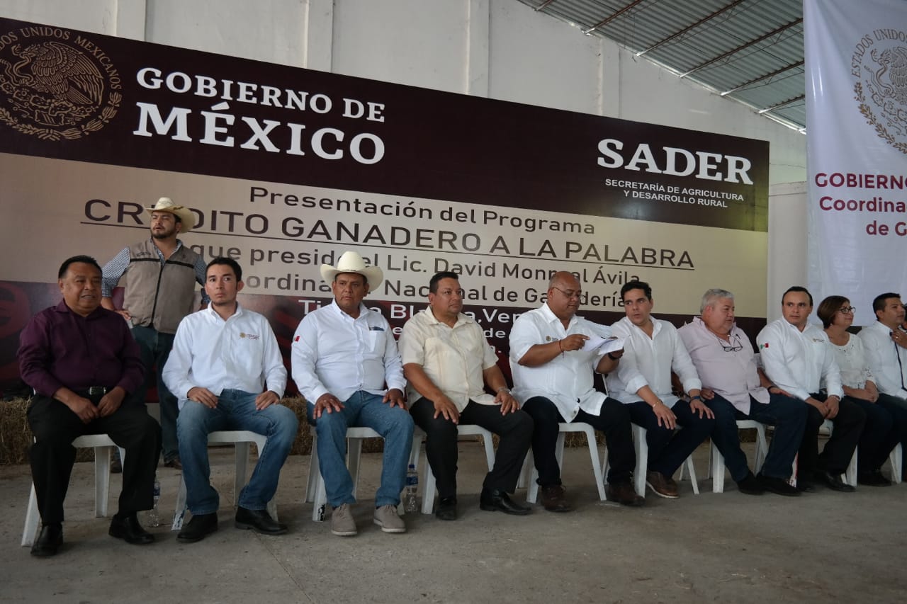 Se dio banderazo de inicio al programa Crédito Ganadero a la Palabra en el sur