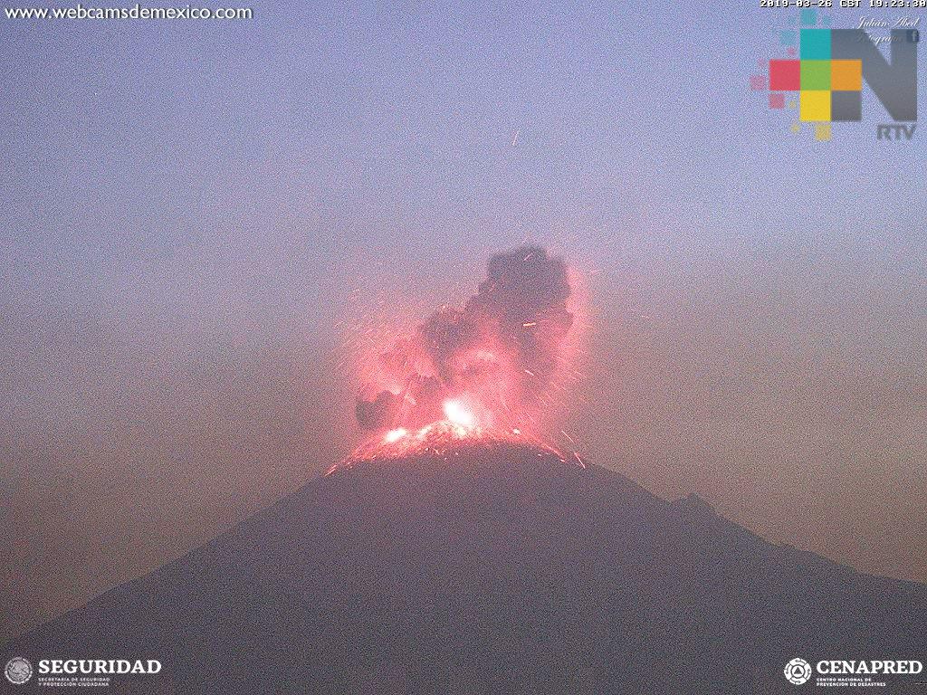 Onda expansiva por explosión del Popocatépetl no causó daños en Veracruz