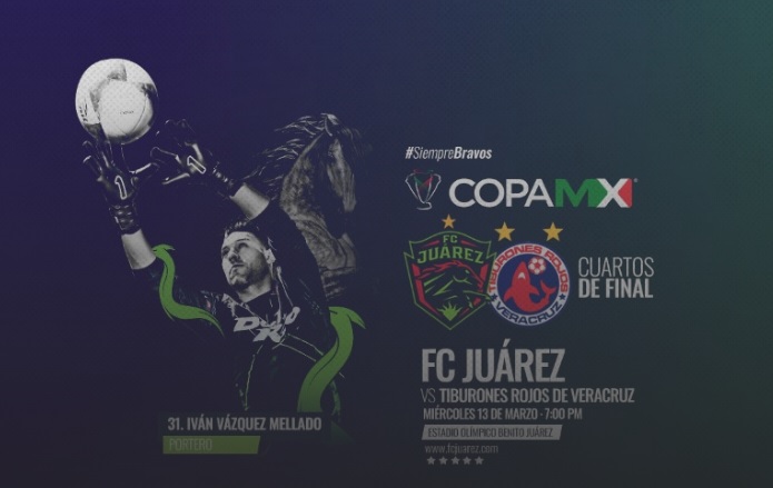 FC Juárez en semifinales de Copa MX ante Veracruz, este miércoles