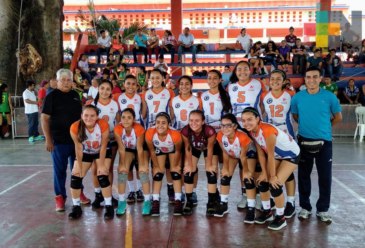 Voleibol de Coatzacoalcos con tres equipos a Olimpiada Estatal