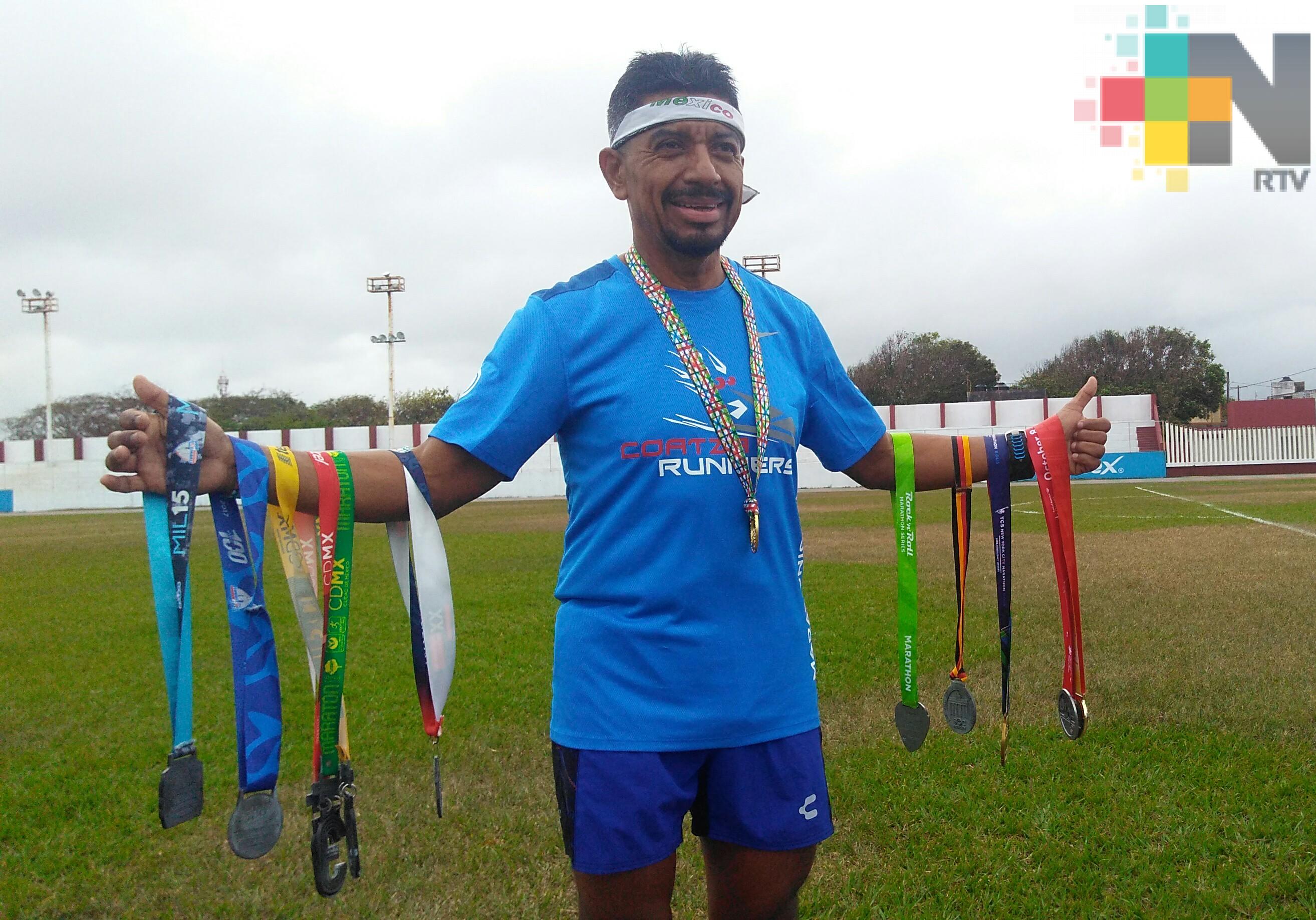 Pascual Vásquez busca correr los seis majors del Maratón