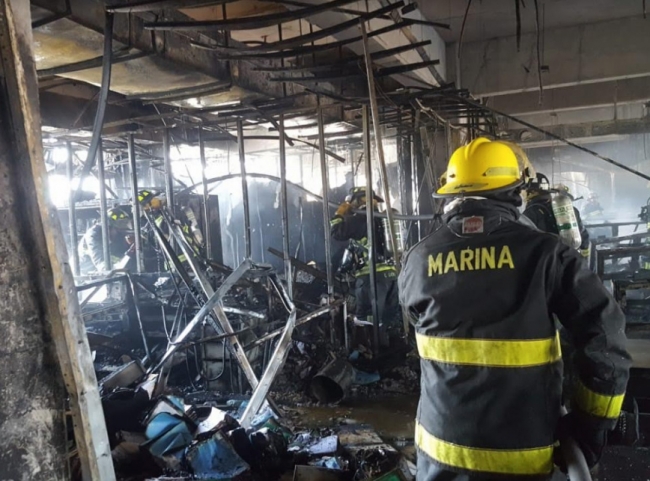Inician investigaciones periciales por incendio de Conagua en la capital