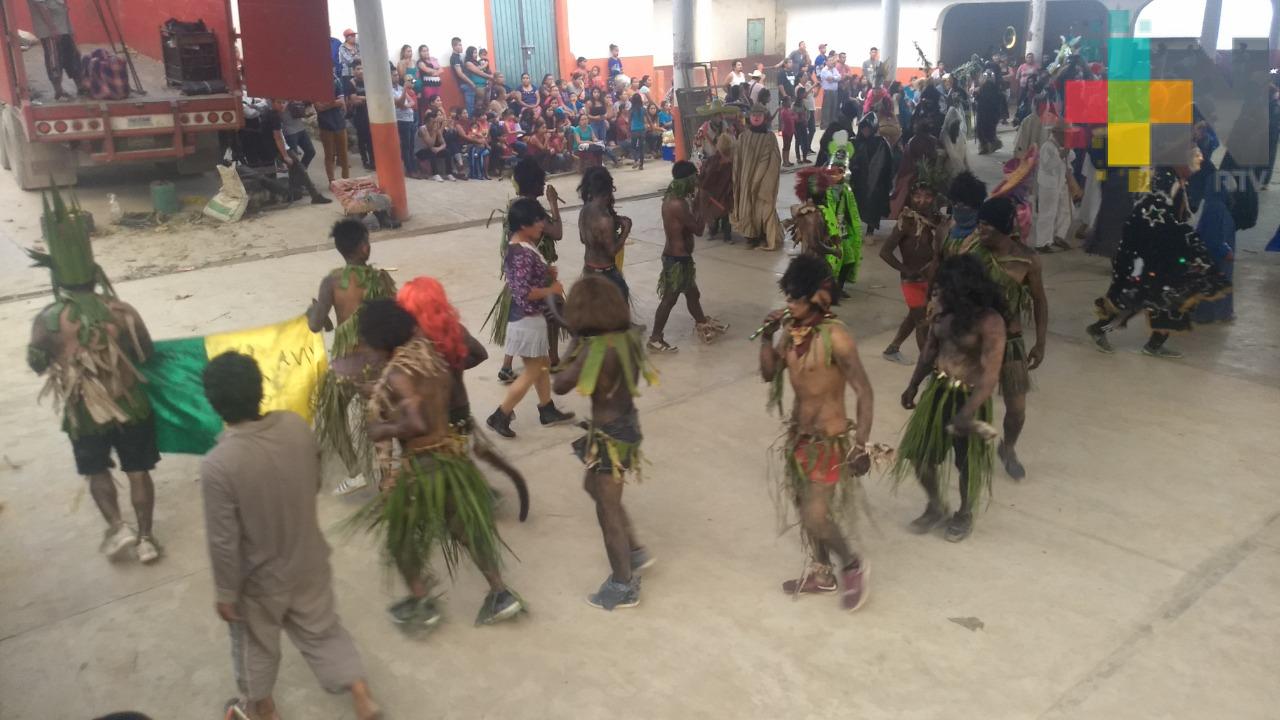 Rescatan tradición de “los tiznados”, en Ilamatlán
