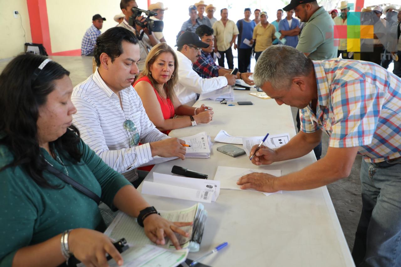 Entrega SEDARPA un millón 410 mil pesos de Seguro Catastrófico