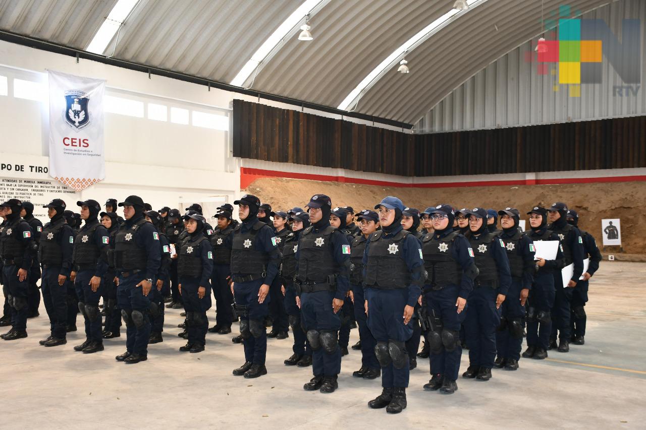 Capacita SSP a 73 policías municipales de Xalapa