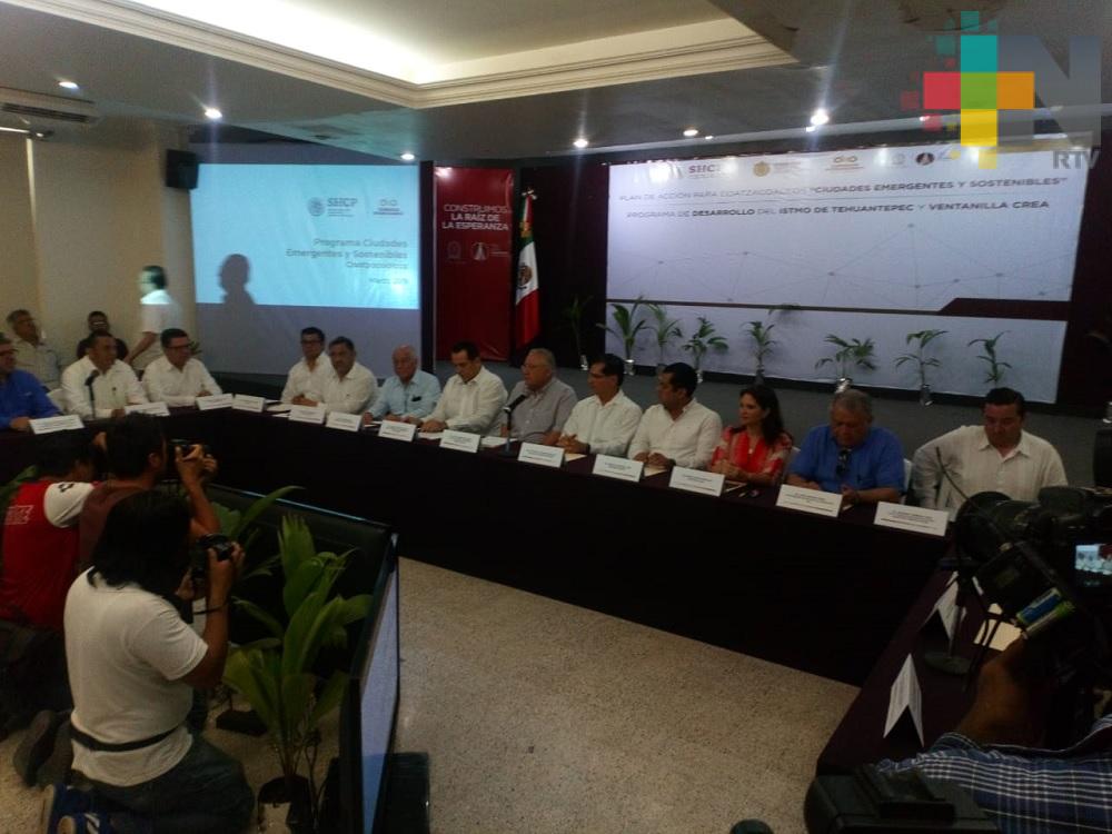 Presentan plan de acción para convertir a Coatzacoalcos en ciudad emergente y sostenible