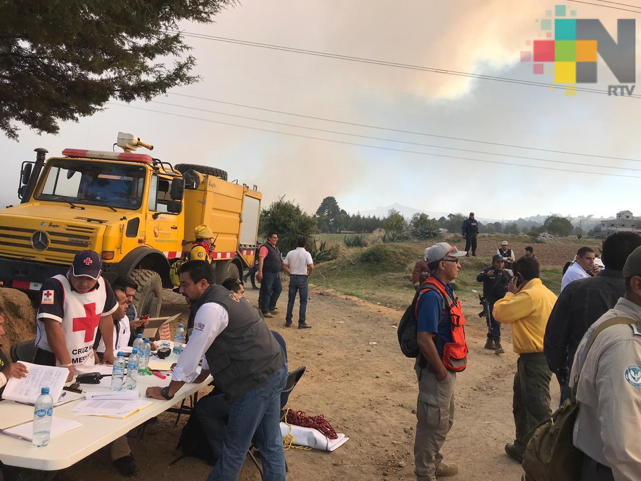 Refuerza SS vigilancia epidemiológica por incendio forestal, en Las Vigas