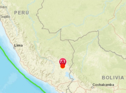 Terremoto de 7.0 sacude el sur de Perú 