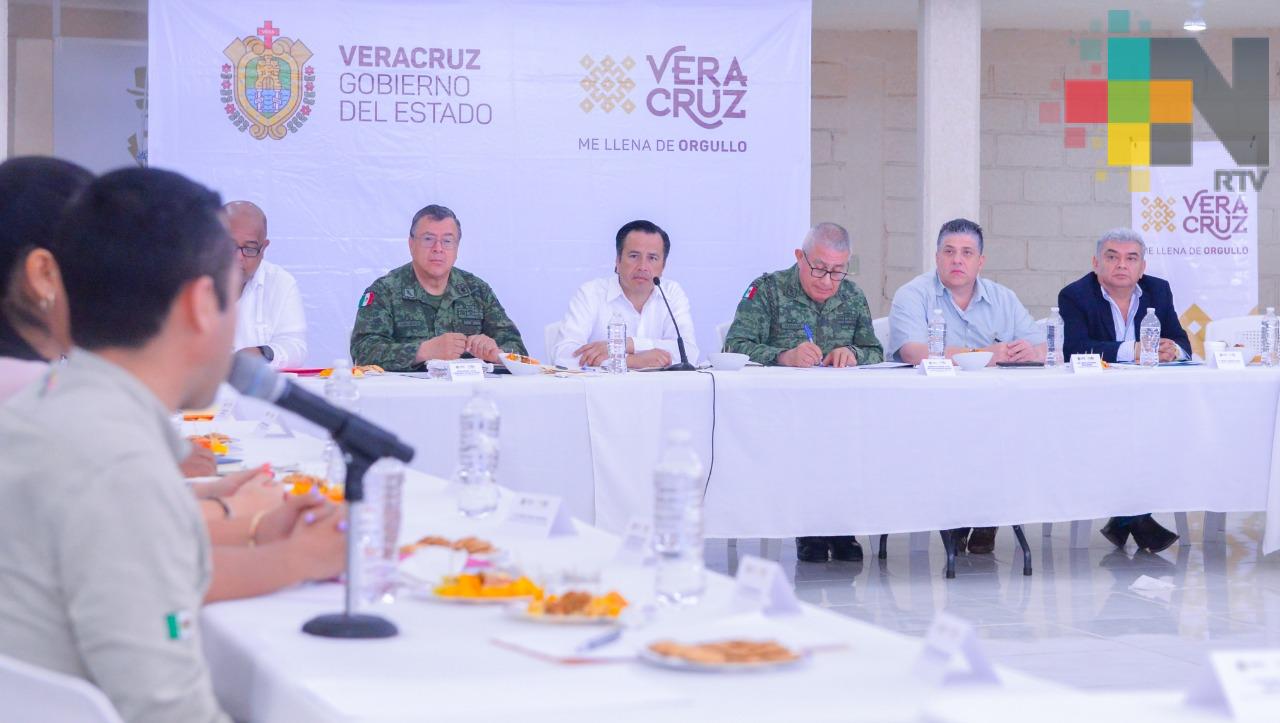 Federación, Estado y municipios, juntos por la seguridad de los veracruzanos: Cuitláhuac García