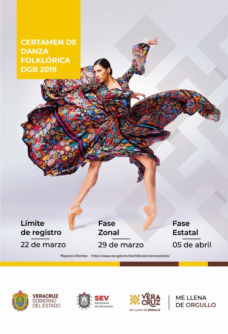 Convocan al Certamen de Danza Folklórica DGB 2019