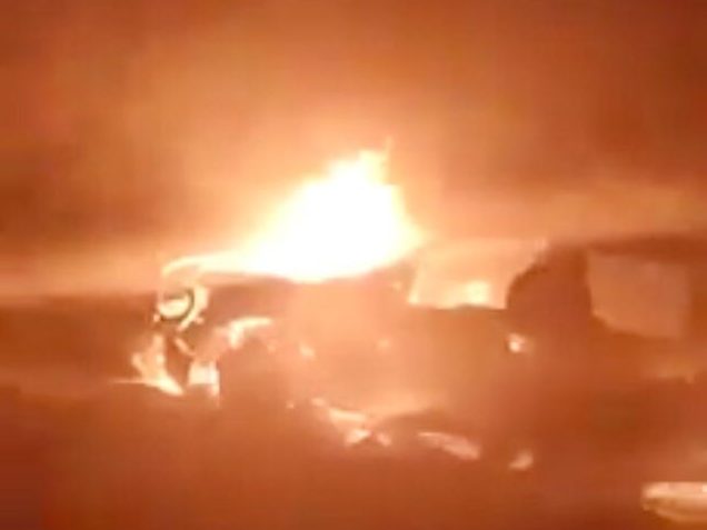 Fuerte enfrentamiento en la autopista La Tinaja-Cosamaloapan