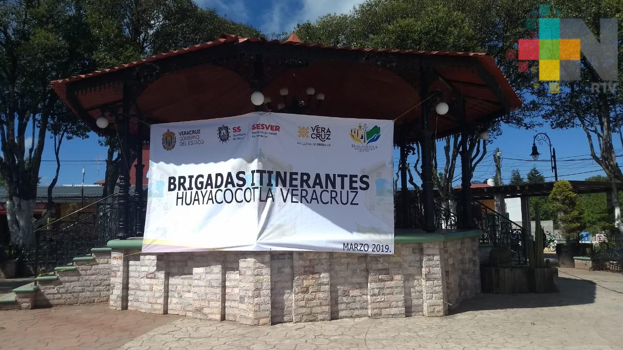 Dependencias estatales realizan brigadas itinerantes en Huayacocotla