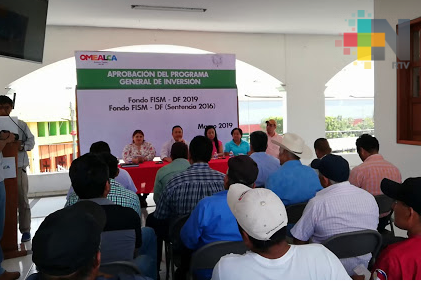 Ayuntamientos aprueban propuesta general de inversión en obra pública 2019