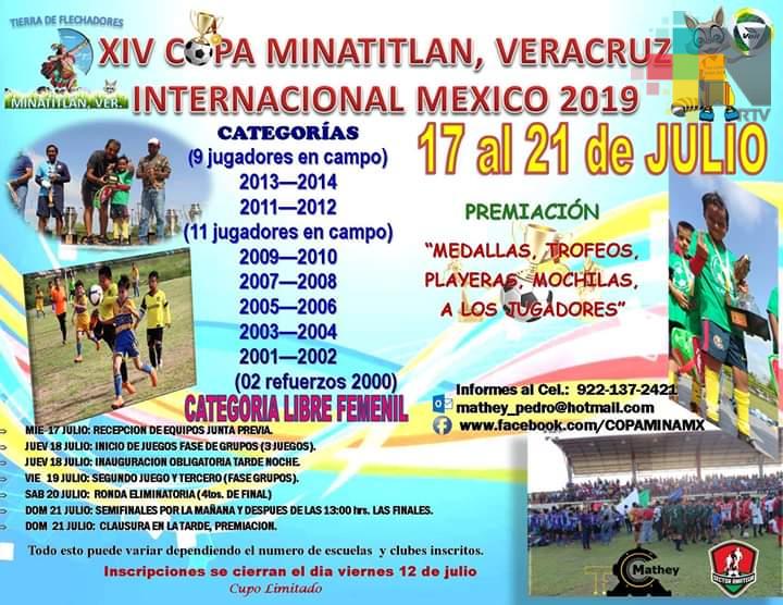 Proyectan edición 14 de la Copa Mina 2019