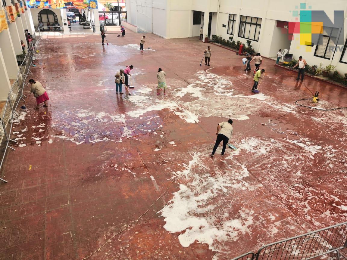 Trabajando, conmemoraron el Día Internacional de la Mujer en el palacio municipal de Coatzacoalcos