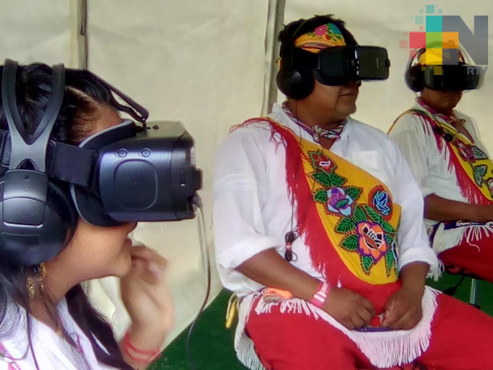 En Cumbre Tajín Vive, la realidad virtual permite ser parte de la Ceremonia Ritual de Voladores